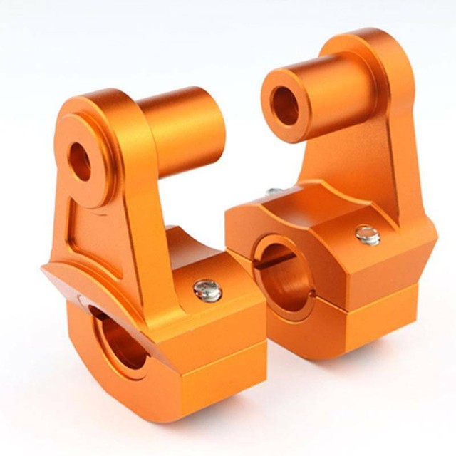 2x 28mm Motorcycle HandleBar Riser Adapter Handle Fat Bar For Aprilia