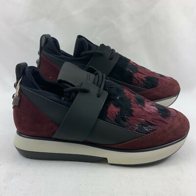Alexander Smith London Women's Piume Bordeaux Low-Top Sneaker US 8