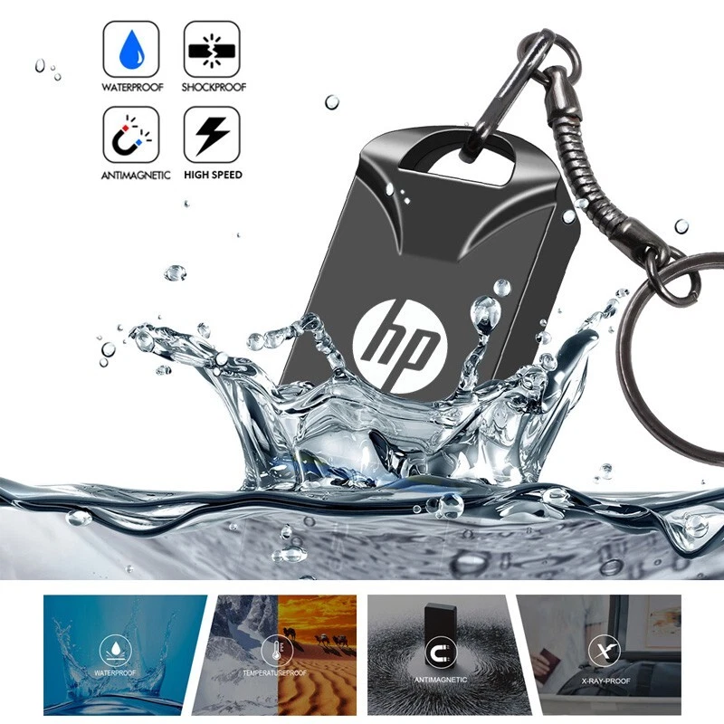Mini HP USB3.0 UDisk Metal USB Flash Drive Memory Pen Stick Storage Device a Lot - Image 2 of 4