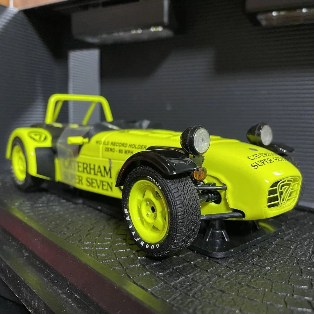 Kyosho 1/18 Caterham Super Seven JPE Yellow | eBay