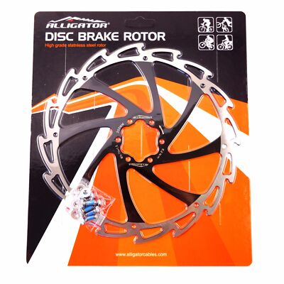 ALLIGATOR Light Weight Wind Cutter Disc Bremsscheiben 140/160/180/203mm -Schwarz