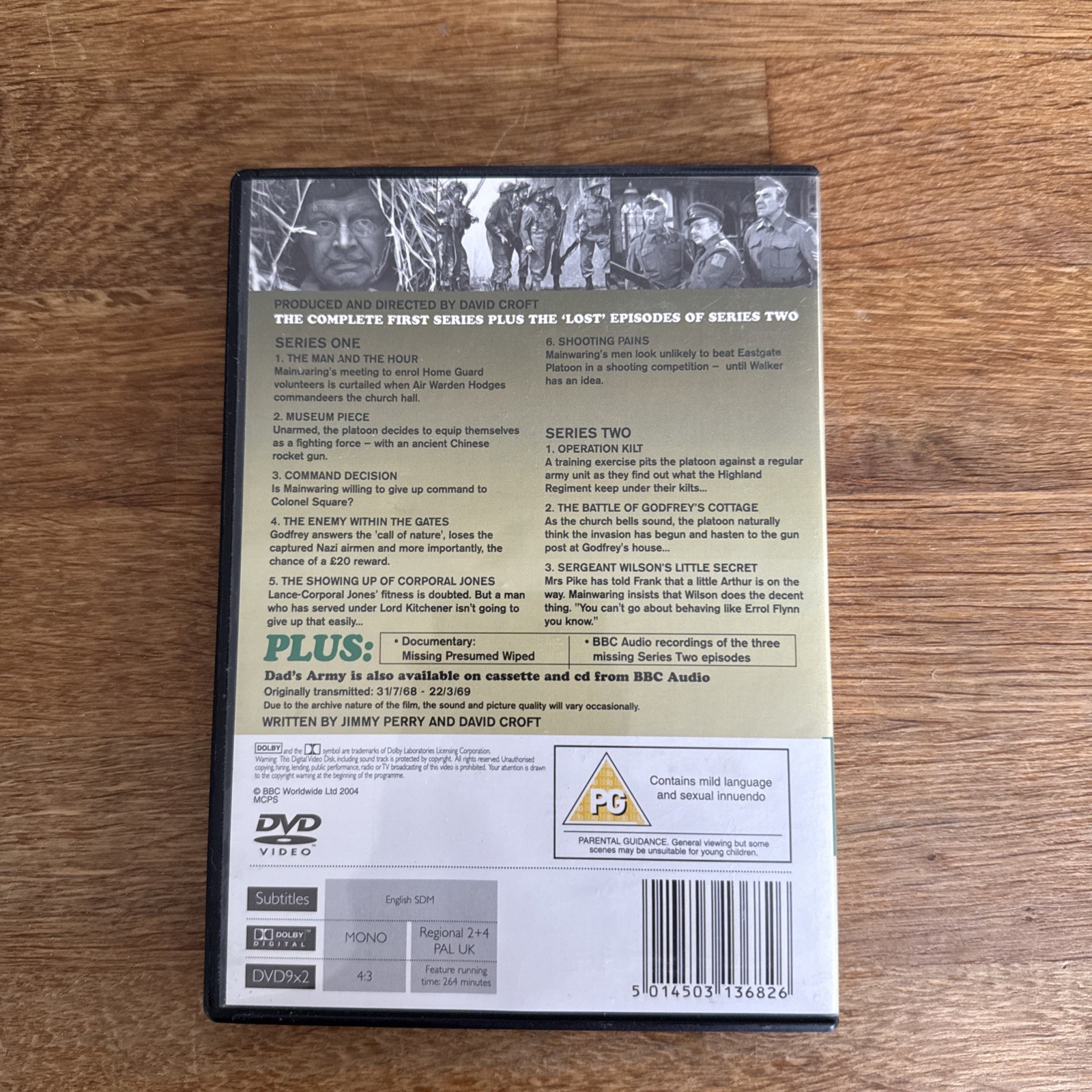 Dad's Army: Series 1 and 2 DVD (2004) John Le Mesurier cert PG 2 discs image 3