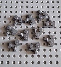Lego rejilla bisagra placa articulada 1x2 nuevo gris oscuro 10 piezas 44567 A241