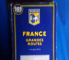 Ancienne Carte Michelin n°989  - France Grandes Routes - Pneu Michelin -