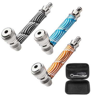 #ad Pack of 3 3.2quot; Metal Detachment Tobacco Smoking Pipe with Cap Lid Screens $11.89