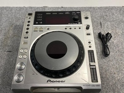 Pioneer DJ CDJ-850 Multi Player Silver with Power Cable Tested & Working Used