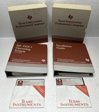 VTG Texas Instruments MS - DOS 3.0 Operating System Installation  User Guide