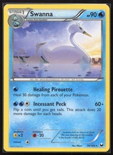 Swanna Dark Explorers 36/108 Rare DEX Pokemon TCG Card LP