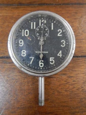Waltham Vintage Car Clock 8 Day. 7 Jewel 2 1/4" Dial - for repair or parts