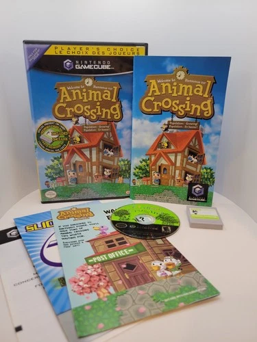Animal Crossing With Memory Card Nintendo GameCube Authentic Tested CIB