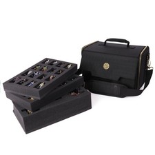 Miniature Figure Satchel - Compact Storage & Carrying Case for DnD Miniatures...