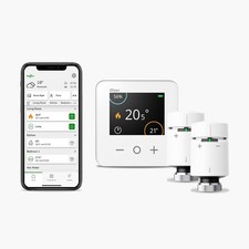 Drayton by Schneider Electric Multi-Zone Smart Thermostat and 2 Smart Radiator