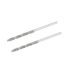 1.7mm Metric Diamond Coated Twist Drill Bits High Speed Steel 2 Pcs