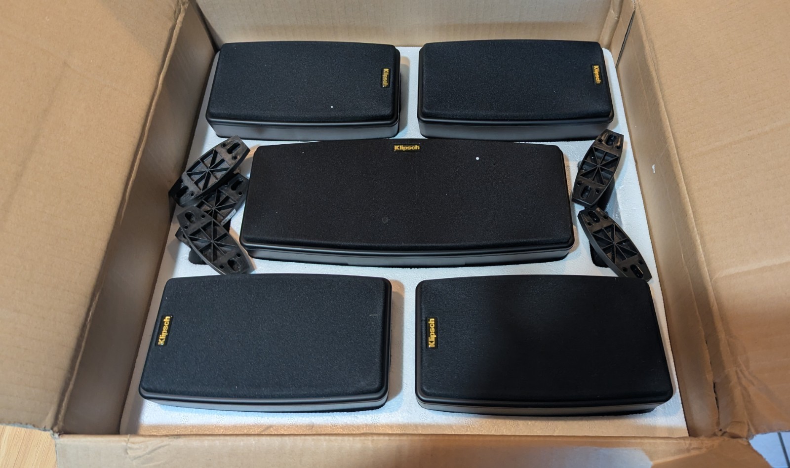 Klipsch quintet speaker system home theater surround sound 5 channel system