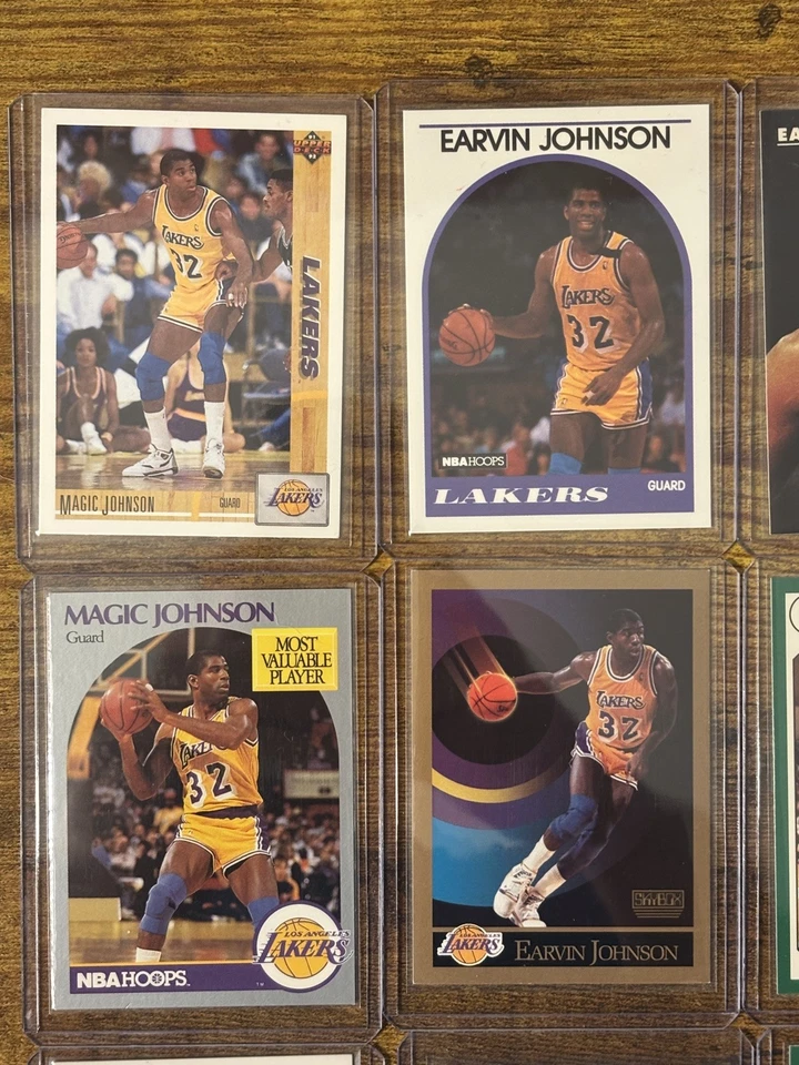 (24) Lote de cartas Magic Earvin Johnson • 1991-92 1990-91 Fleer Upper Deck Skybox Foto 3 de 4
