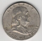 1953 D FRANKLIN HALF DOLLAR 90% SILVER DENVER MINT .50¢ UNITED STATES OF AMERICA