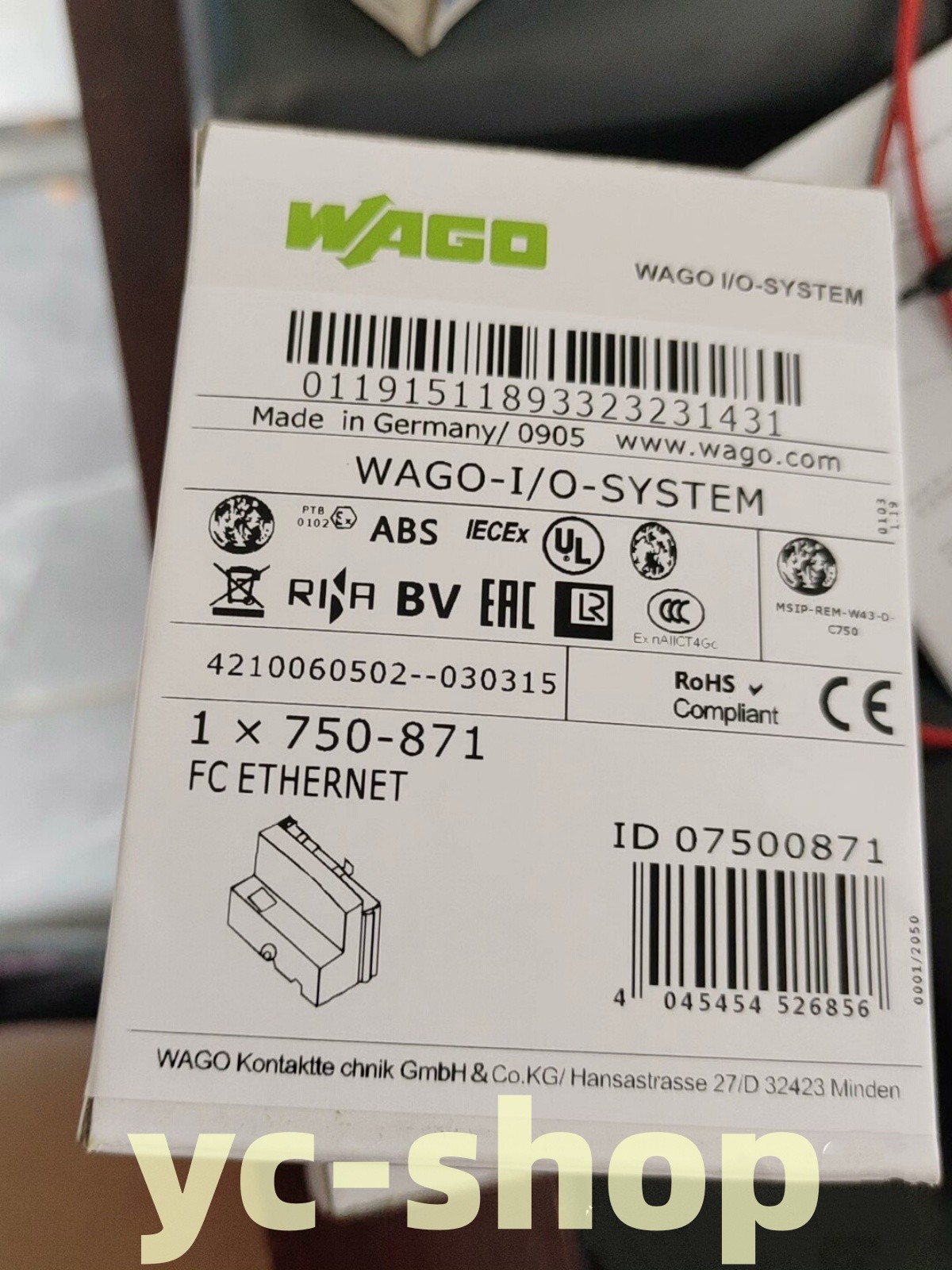1PCS New WAGO 750-871 Controller Module Fast shipping via FedEx or DHL*c