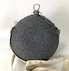 Civil War Stainless Bullseye Canteen with Gray Wool Cover