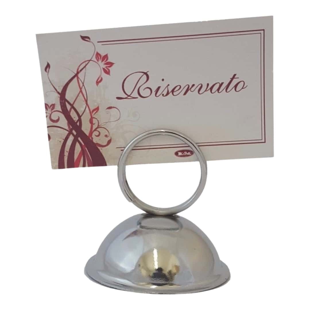Table Number Holder Restaurant In Steel - Leone - Reserved Placeholder