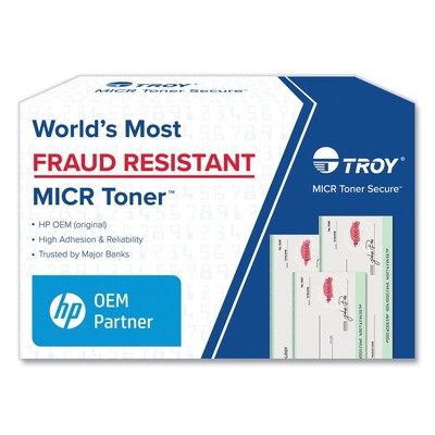 TROY 02-8800-0E1 25X High-Yield MICR Toner Secure - Black New