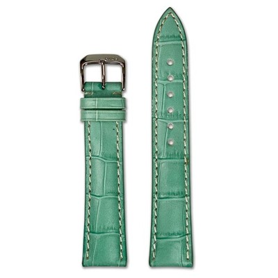 Quick Release | Embossed Leather Alligator Watch Band | New Orleans | Turquoise