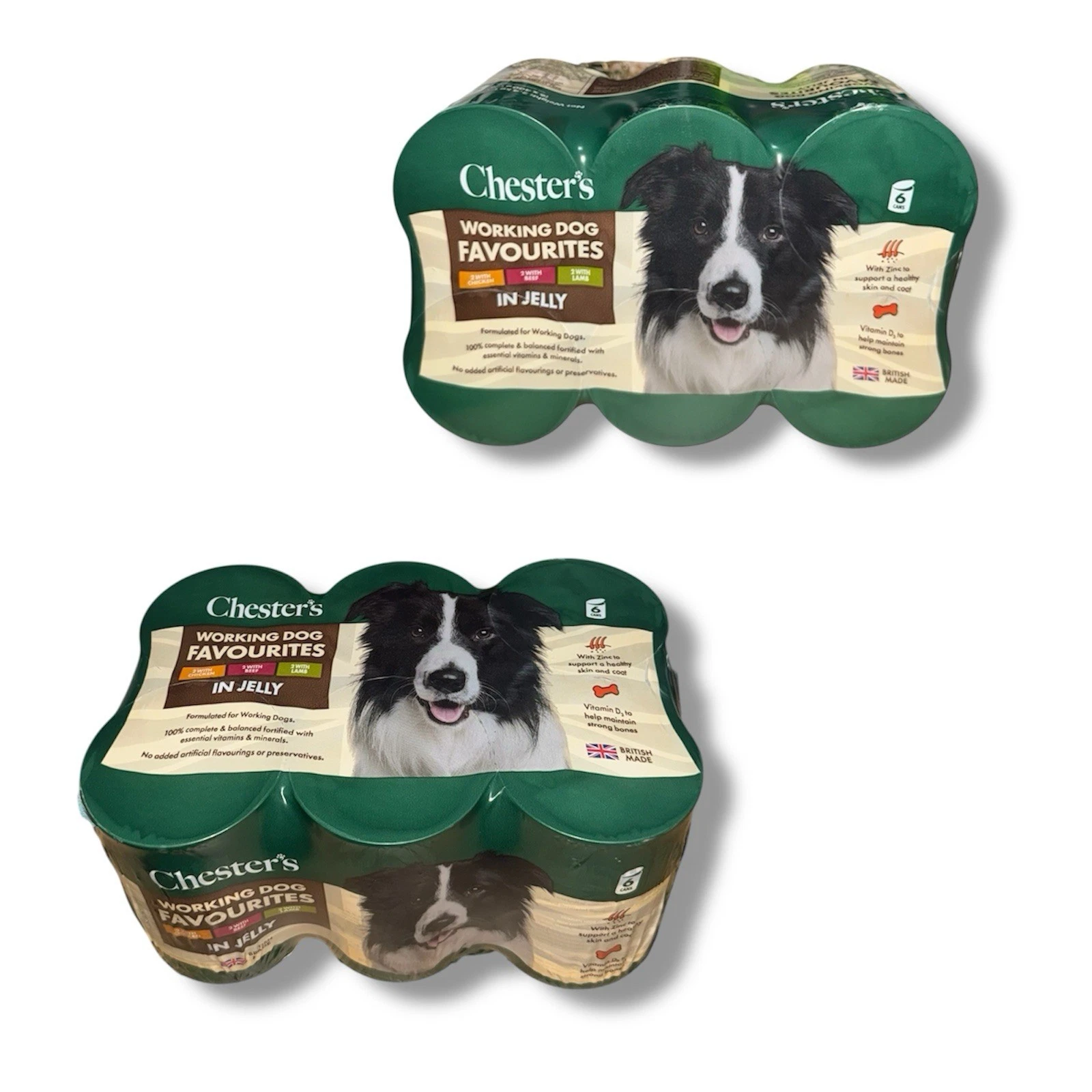 Chester’s Working Dog Chunks Wet Food In Jelly Wet Dog Food Balanced 12x400g
Opens in a new window o