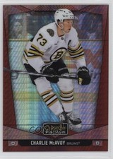 2024-25 O-Pee-Chee Platinum Red Prism 131/199 Charlie McAvoy #132 0nr3