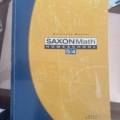 Math 5 / 4: Homeschool, Hake, Stephen
