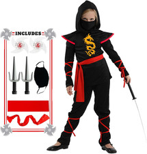 Kids Ninja Costumes Halloween Ninja Costume Set Suit Halloween Cosplay
