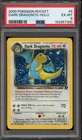 Pokemon Dark Dragonite Team Rocket Unlimited Holo Rare #5 PSA 6