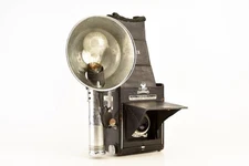 Graflex R.B. Super D 4¼ x 3¼ Large Format Camera w Ektar 152mm Lens & Flash V26