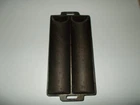 Wagner Ware Cast Iron Double Loaf French Bread Pan USA Rare Vintage