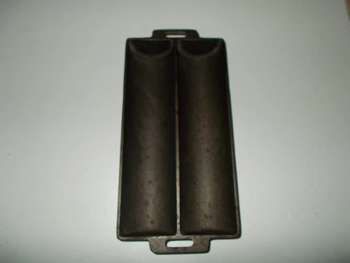 Wagner Ware Cast Iron Double Loaf French Bread Pan USA Rare Vintage