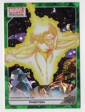 Photon 2023 Upper Deck Marvel Platinum Card #199 Green Crackle /99