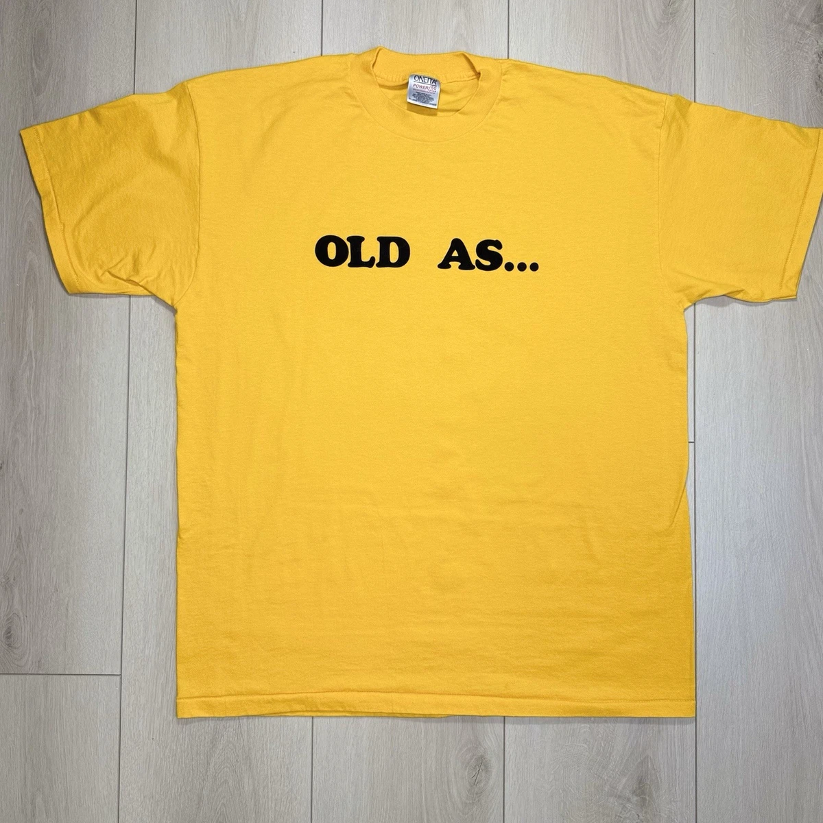 Oneita Yellow Original Vintage T-Shirts for Men for sale | eBay