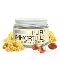Bio Nachtcreme Gesicht Anti-Aging Immortelle Hyaluron Argan Nachtkerze 50Ml