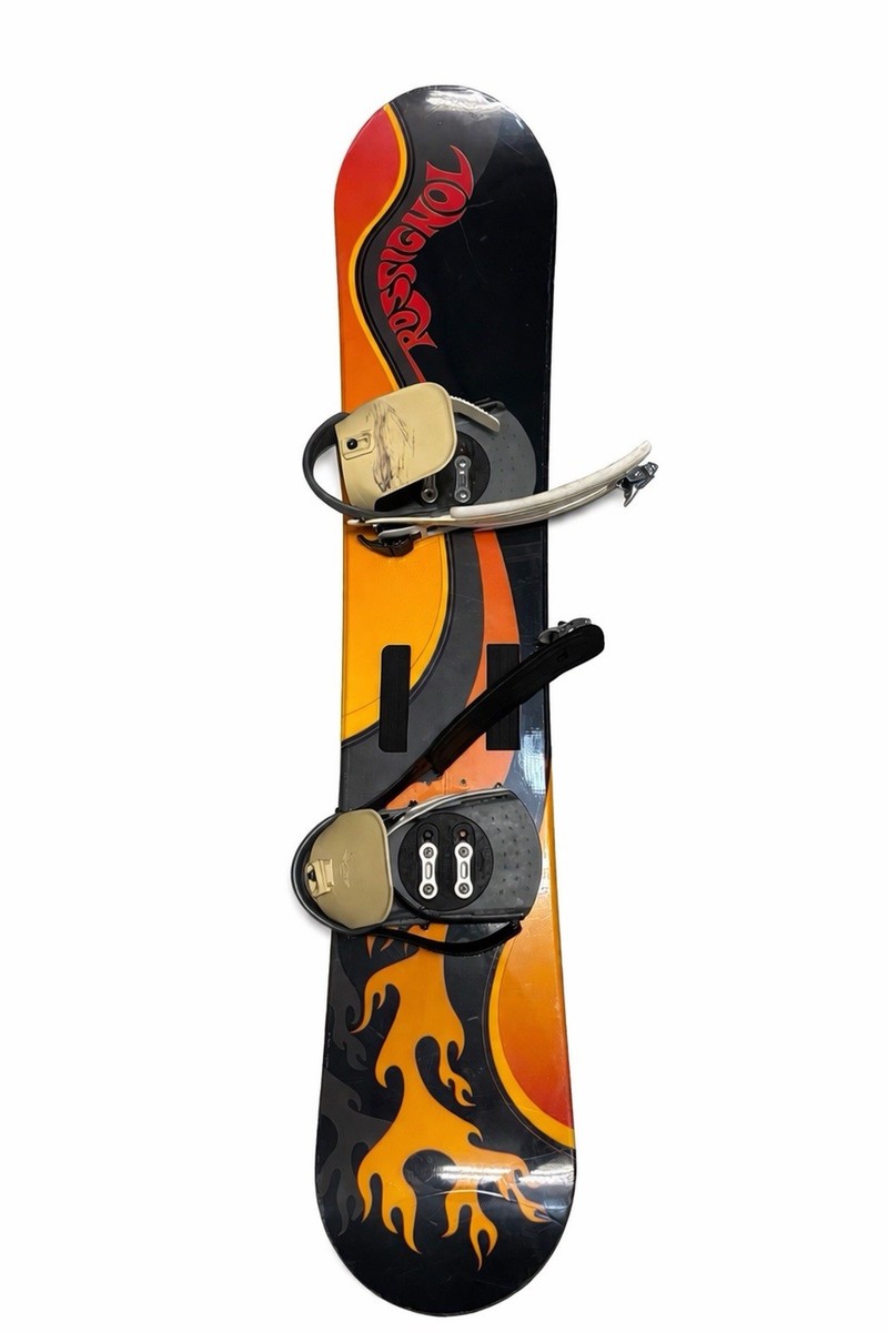 Vintage Rossignol Snowboard w/ SIS Step-In Bindings - 90s Retro