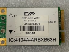   HP DV6000 DV9000 DV9500 DV9700 WiFi Wireless Card / 459339-001 WARRANTY