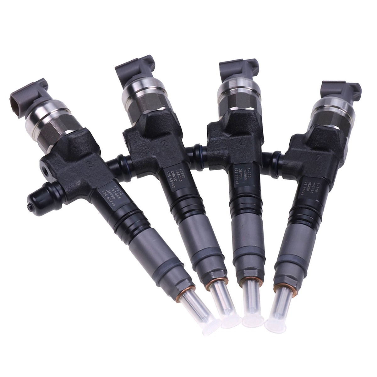 4Pcs Fuel Injector 436-1096 608-2959 for Caterpillar 236D 242D