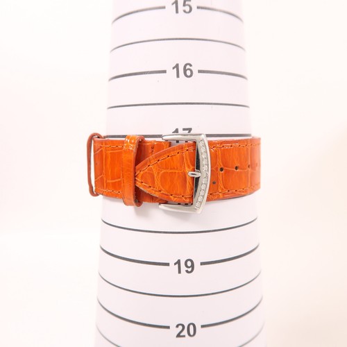 Orologio FRANCK MULLER Master Quadrato Quarzo 6002 M QZ R Acciaio Inox Pelle - Foto 9 di 12