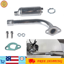 Exhaust With Muffler For Predator 196cc 212cc GX160 GX200 Go Kart