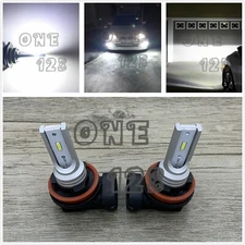 CSP LED Headlight Kit H8 H9 H11 35W 8000LM 6000K Super White Bulbs kit Low Beam