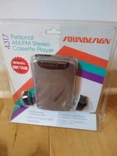 Vintage Soundesign 4317 Portable Cassette Audio Player 