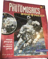 Robert Silvers Photomosaics Astronaut Jigsaw Puzzle Miniature Photographs Comb