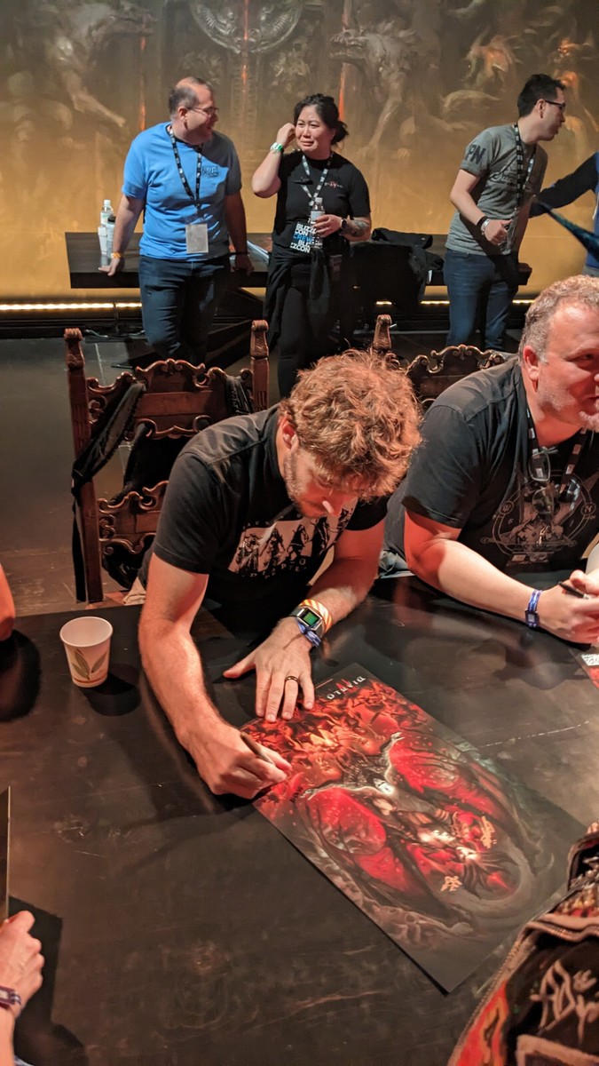 BlizzCon 2023 Diablo 4 14x20 poster devs signed | eBay