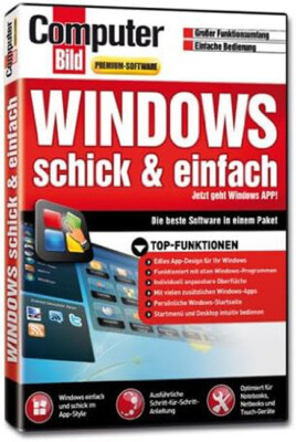 Windows schick & einfach (ComputerBild), Plus: 2000 Schriften, neu, verschweisst