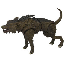 Lord Of the Rings Hobbit Warg Figure Fimbul Hunter Posable Dire Wolf LOTR