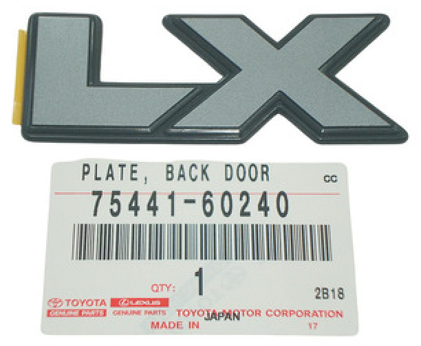 TOYOTA Genuine Rear Name Plate No.4 GRADE MARK LAND CRUISER PRADO