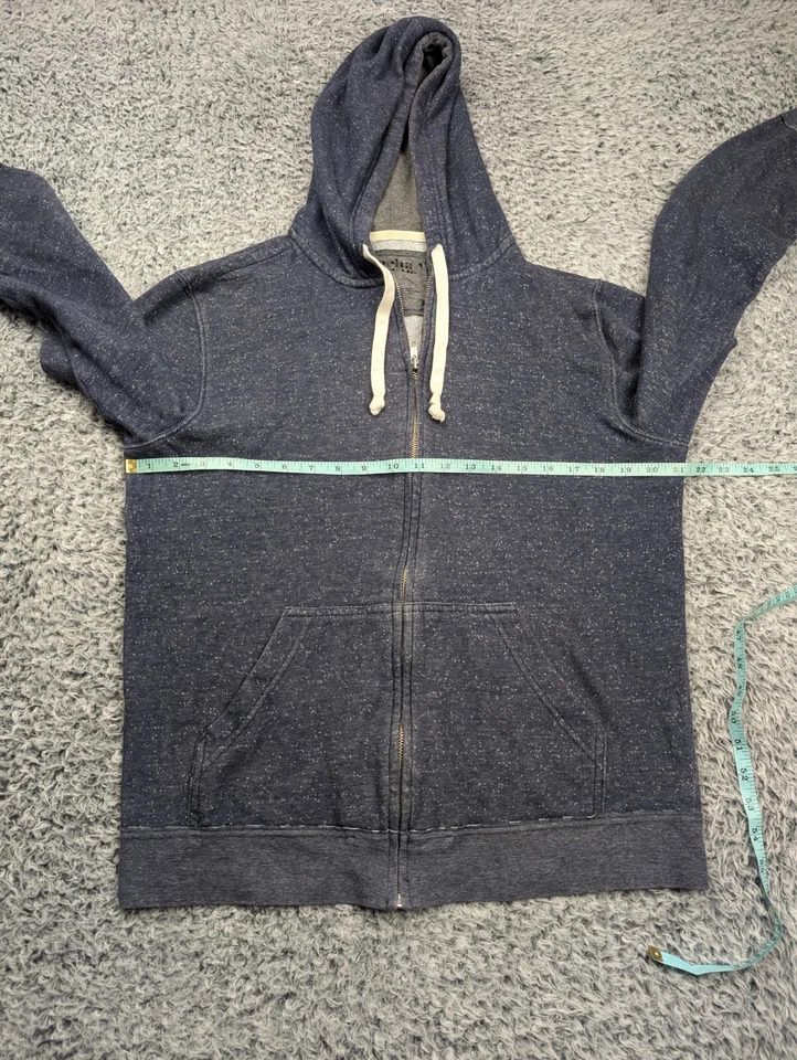 Urban Pipeline Sudadera con Capucha Hombres Medio Azul Suéter Cremallera Tareas Atletismo Aire Libre Foto 3 de 4