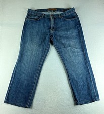 Agave Gringo Mens Jeans Blue Tag Size 38 (39x27) Straight Medium Wash Denim